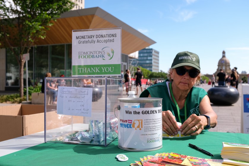 Edmonton Food Bank at What The Truck?!