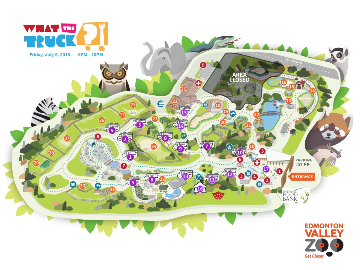 July 6 2018 What the Truck?! at Edmonton Valley Zoo Final&nbsp;Details